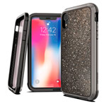 Чехол X-doria Defense Lux для Apple iPhone XR (Crystal Black, маталлический)