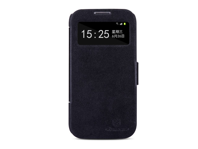 Чехол Nillkin V-series Leather case для Samsung Galaxy S4 i9500 (черный, кожанный)