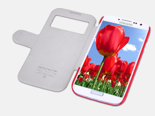Чехол Nillkin V-series Leather case для Samsung Galaxy S4 i9500 (черный, кожанный)