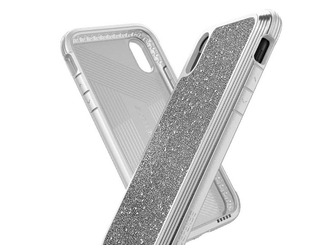 Чехол X-doria Defense Lux для Apple iPhone XR (Crystal White, маталлический)