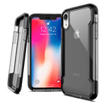 Чехол X-doria Defense Clear для Apple iPhone XR (черный, пластиковый)