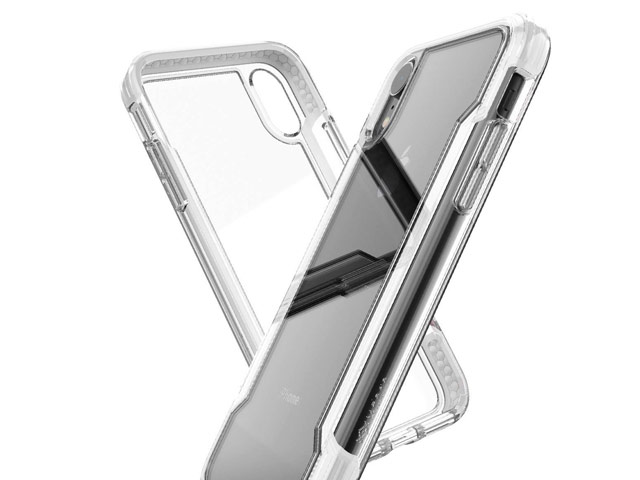 Чехол X-doria Defense Clear для Apple iPhone XR (белый, пластиковый)