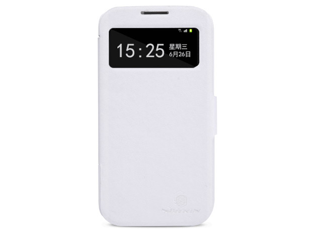 Чехол Nillkin V-series Leather case для Samsung Galaxy S4 i9500 (белый, кожанный)