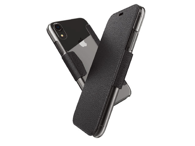 Чехол X-doria Engage Folio case для Apple iPhone XR (черный, кожаный)