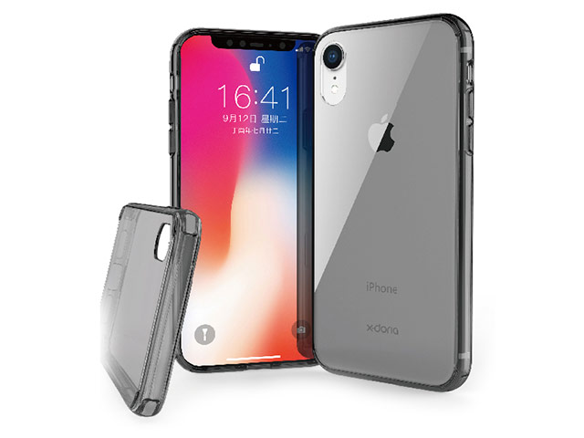 Чехол X-doria ClearVue для Apple iPhone XR (серый, пластиковый)