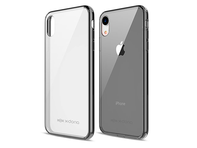 Чехол X-doria ClearVue для Apple iPhone XR (серый, пластиковый)