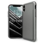 Чехол X-doria Defense Ultra для Apple iPhone X (серый, маталлический)