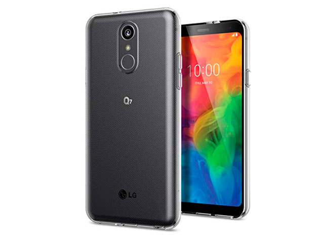 Чехол Yotrix UltrathinCase для LG Q7 (прозрачный, гелевый)