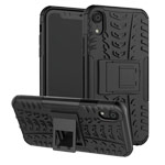 Чехол Yotrix Shockproof case для Apple iPhone XR (черный, пластиковый)