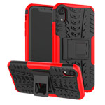 Чехол Yotrix Shockproof case для Apple iPhone XR (красный, пластиковый)