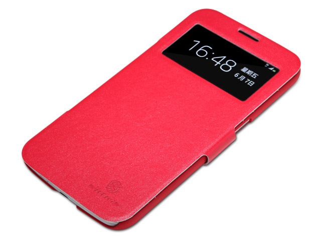 Чехол Nillkin V-series Leather case для Samsung Galaxy Mega 6.3 i9200 (красный, кожанный)