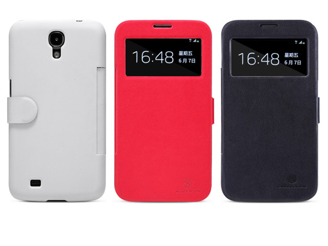 Чехол Nillkin V-series Leather case для Samsung Galaxy Mega 6.3 i9200 (красный, кожанный)