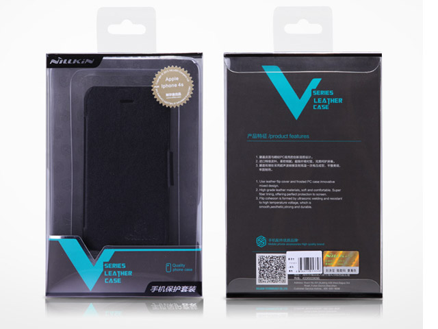 Чехол Nillkin V-series Leather case для Samsung Galaxy Mega 6.3 i9200 (красный, кожанный)