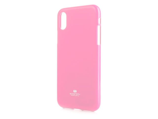 Чехол Mercury Goospery Jelly Case для Apple iPhone XR (розовый, гелевый)