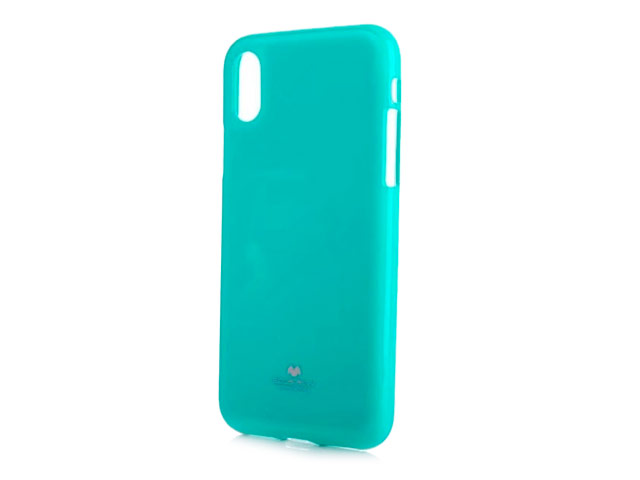 Чехол Mercury Goospery Jelly Case для Apple iPhone XR (бирюзовый, гелевый)