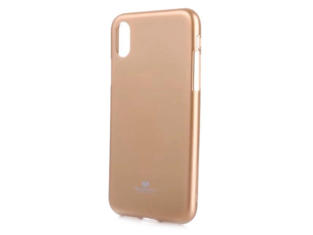 Чехол Mercury Goospery Jelly Case для Apple iPhone XR (золотистый, гелевый)