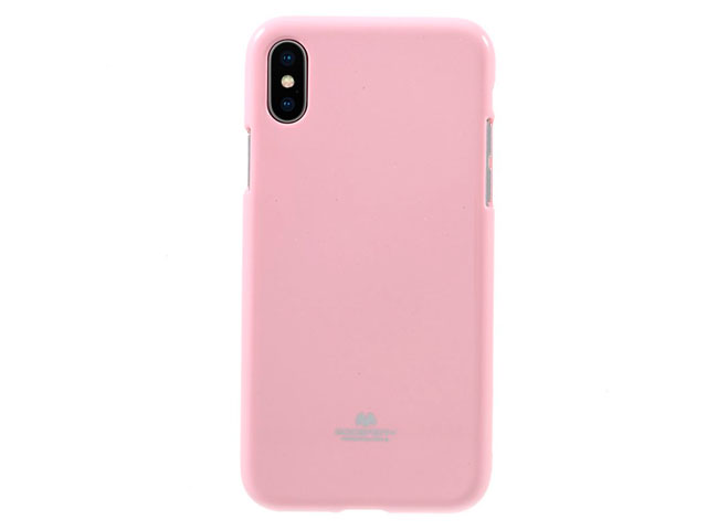Чехол Mercury Goospery Jelly Case для Apple iPhone XS max (розовый, гелевый)