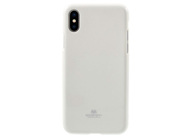 Чехол Mercury Goospery Jelly Case для Apple iPhone XS max (белый, гелевый)