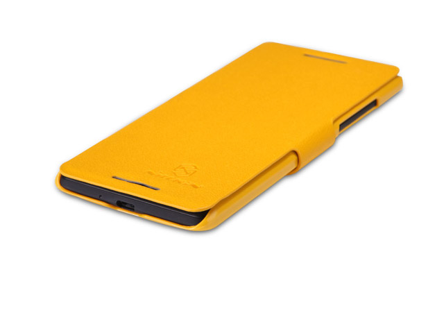 Чехол Nillkin Side leather case для HTC Desire 600 dual sim (желтый, кожанный)