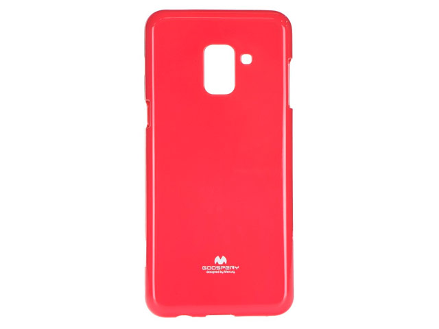 Чехол Mercury Goospery Jelly Case для Samsung Galaxy A6 2018 (малиновый, гелевый)