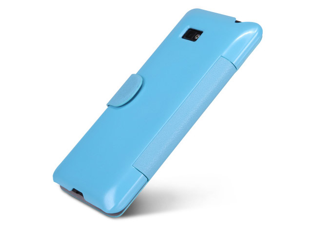 Чехол Nillkin Side leather case для HTC Desire 600 dual sim (голубой, кожанный)