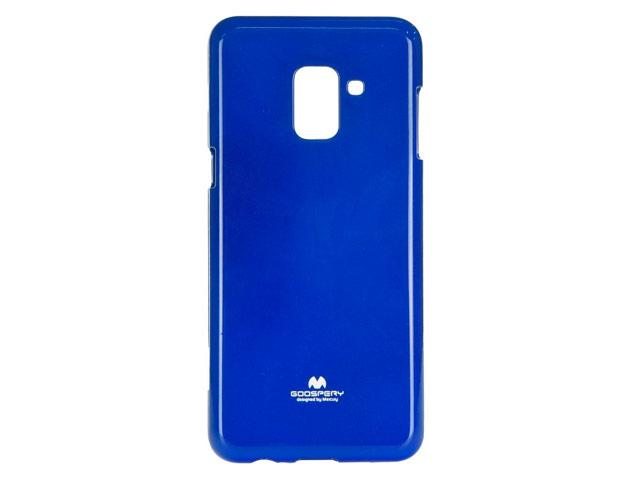 Чехол Mercury Goospery Jelly Case для Samsung Galaxy A6 plus 2018 (синий, гелевый)