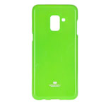 Чехол Mercury Goospery Jelly Case для Samsung Galaxy A6 plus 2018 (зеленый, гелевый)