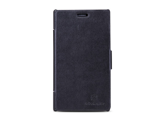 Чехол Nillkin V-series Leather case для Nokia Lumia 925T (черный, кожанный)