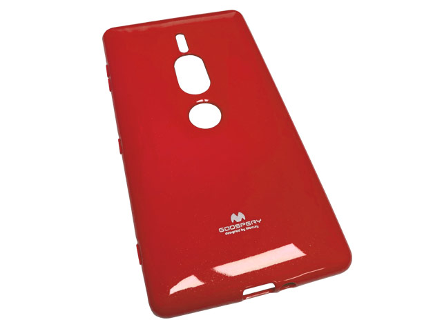 Чехол Mercury Goospery Jelly Case для Sony Xperia XZ2 premium (красный, гелевый)