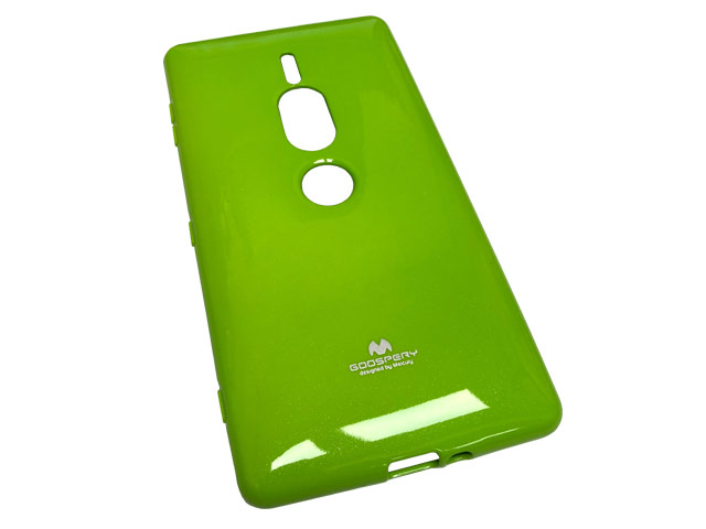 Чехол Mercury Goospery Jelly Case для Sony Xperia XZ2 premium (зеленый, гелевый)