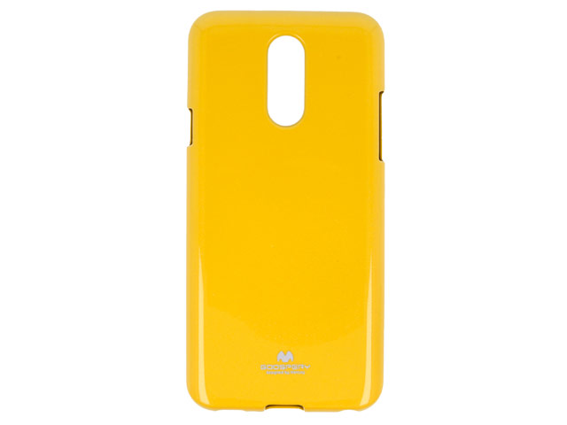 Чехол Mercury Goospery Jelly Case для LG Q7 (желтый, гелевый)