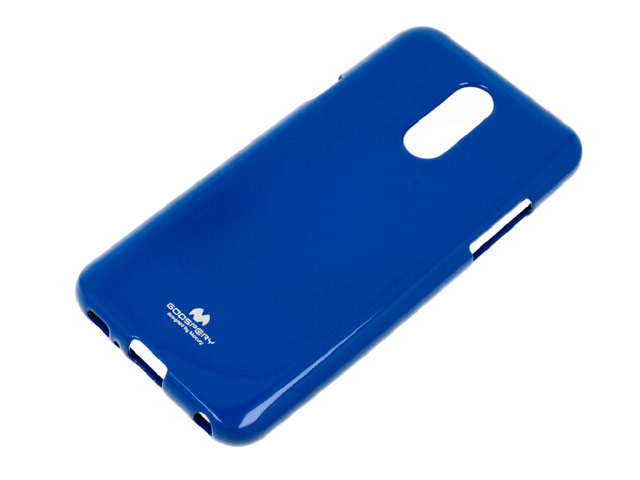 Чехол Mercury Goospery Jelly Case для LG Q7 (синий, гелевый)