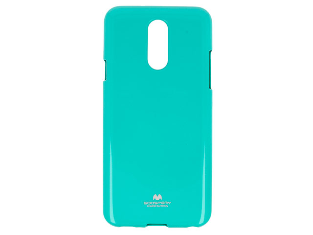 Чехол Mercury Goospery Jelly Case для LG Q7 (бирюзовый, гелевый)