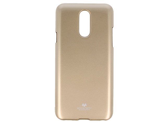 Чехол Mercury Goospery Jelly Case для LG Q7 (золотистый, гелевый)