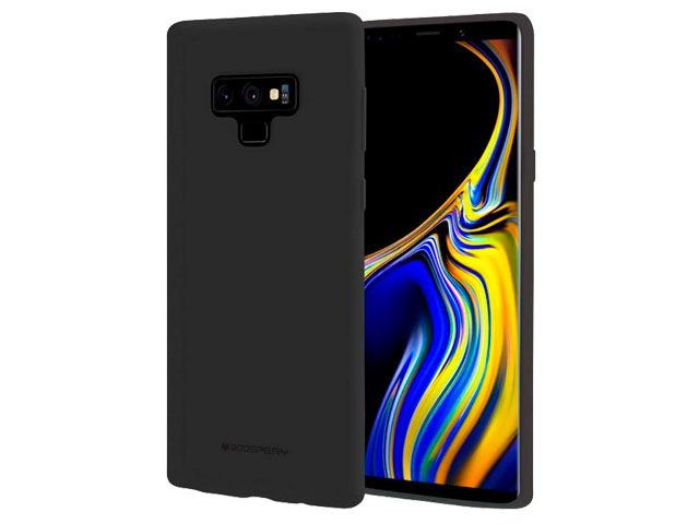 Чехол Mercury Goospery Soft Feeling для Samsung Galaxy Note 9 (черный, силиконовый)