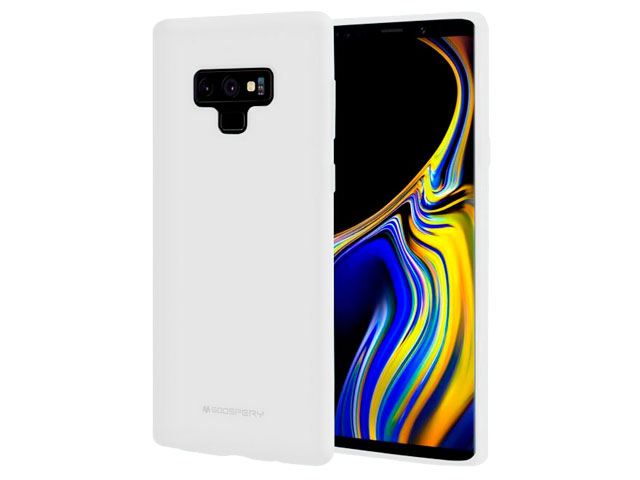 Чехол Mercury Goospery Soft Feeling для Samsung Galaxy Note 9 (белый, силиконовый)