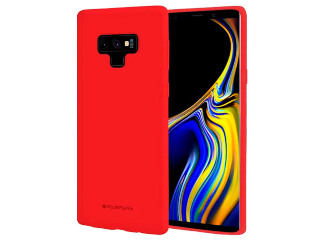 Чехол Mercury Goospery Soft Feeling для Samsung Galaxy Note 9 (красный, силиконовый)