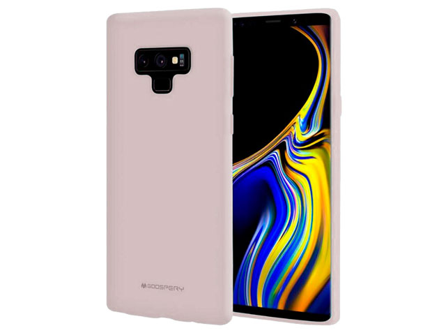 Чехол Mercury Goospery Soft Feeling для Samsung Galaxy Note 9 (серый, силиконовый)