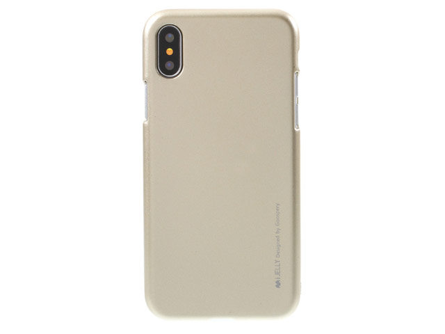Чехол Mercury Goospery i-Jelly Case для Apple iPhone XS max (золотистый, гелевый)