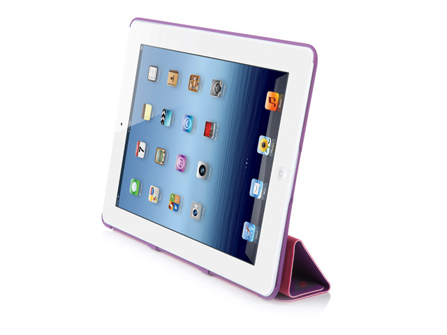 Чехол X-doria Smart Jacket Form case для Apple iPad 2/New iPad (фиолетовый, кожанный)