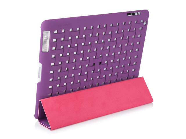 Чехол X-doria Smart Jacket Form case для Apple iPad 2/New iPad (фиолетовый, кожанный)