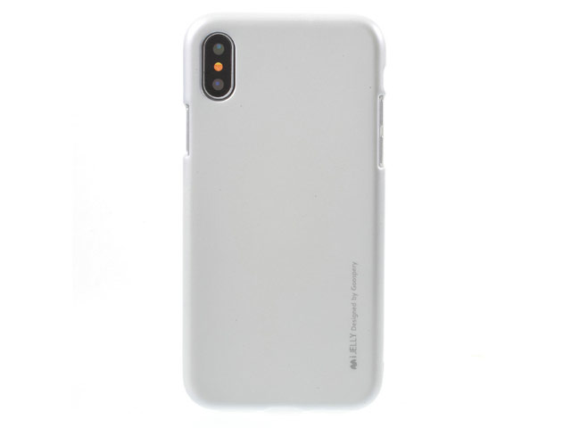 Чехол Mercury Goospery i-Jelly Case для Apple iPhone XS max (серебристый, гелевый)