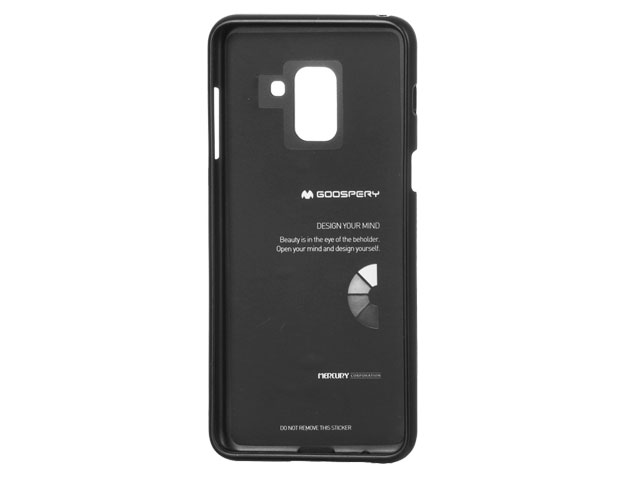 Чехол Mercury Goospery i-Jelly Case для Samsung Galaxy A8 plus 2018 (черный, гелевый)