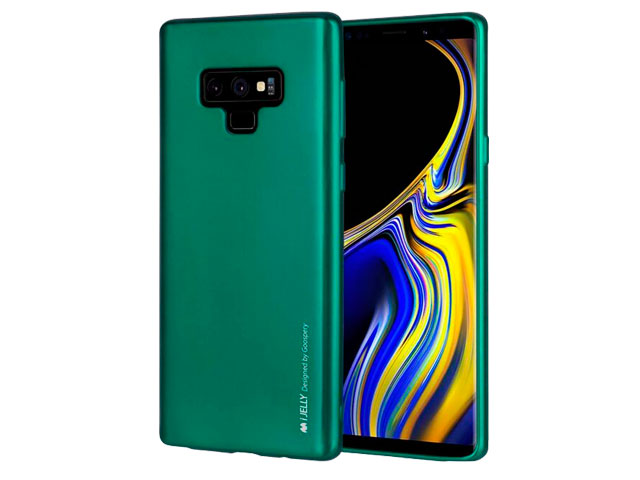 Чехол Mercury Goospery i-Jelly Case для Samsung Galaxy Note 9 (зеленый, гелевый)