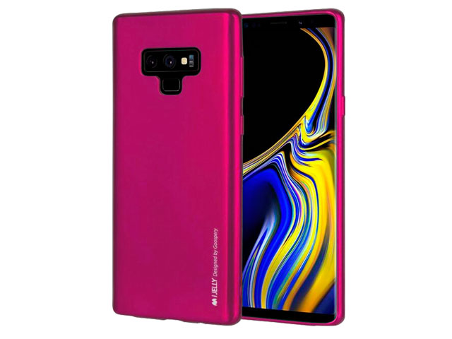 Чехол Mercury Goospery i-Jelly Case для Samsung Galaxy Note 9 (малиновый, гелевый)