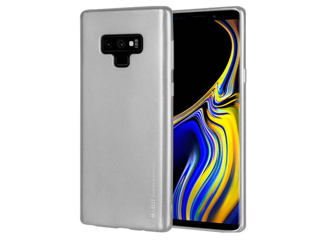 Чехол Mercury Goospery i-Jelly Case для Samsung Galaxy Note 9 (серебристый, гелевый)
