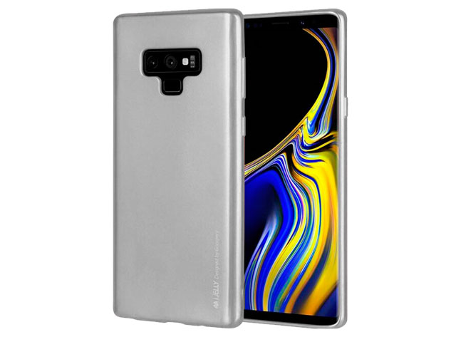 Чехол Mercury Goospery i-Jelly Case для Samsung Galaxy Note 9 (серебристый, гелевый)