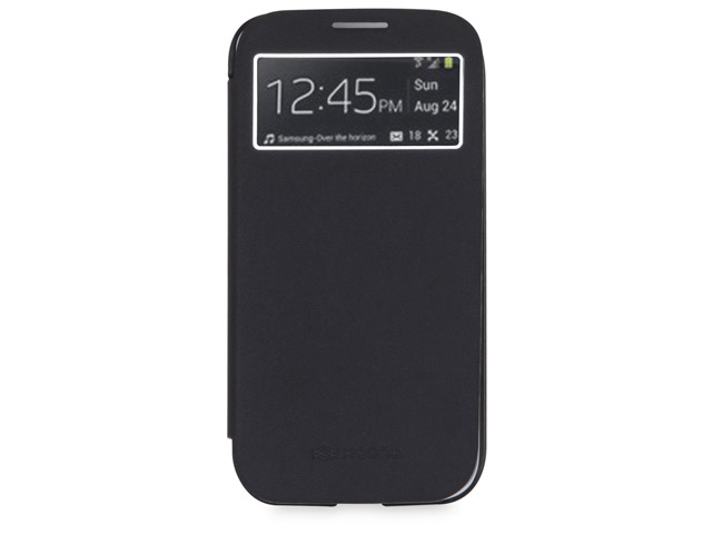 Чехол X-doria Dash Folio View для Samsung Galaxy S4 i9500 (черный, кожанный)