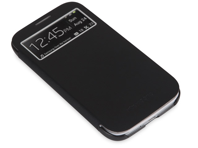 Чехол X-doria Dash Folio View для Samsung Galaxy S4 i9500 (черный, кожанный)