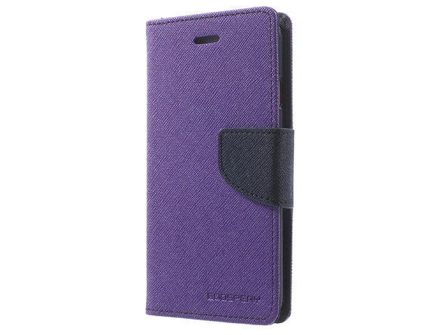 Чехол Mercury Goospery Fancy Diary Case для Samsung Galaxy A6 2018 (фиолетовый, винилискожа)